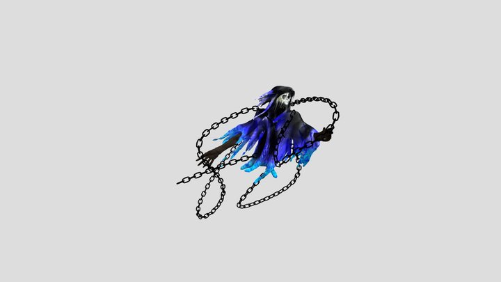 Ghost with chains 3D Model