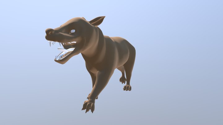 Mesonyx obj 3D Model