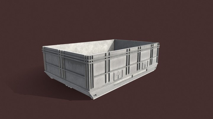 Plastic container – Kostenloses 3D-Modell STL