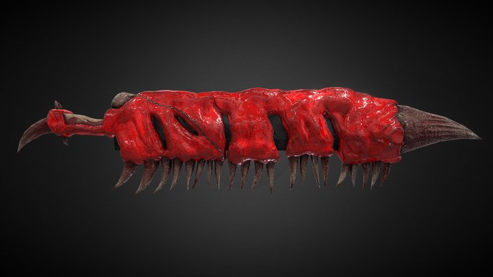 Great Fang Sword | Game Asset 3D Model