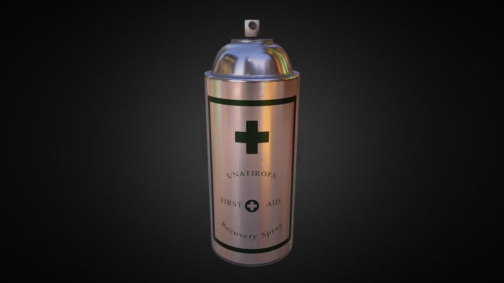 FIST AID SPRAY - BIOHAZARD RE2 3D Model