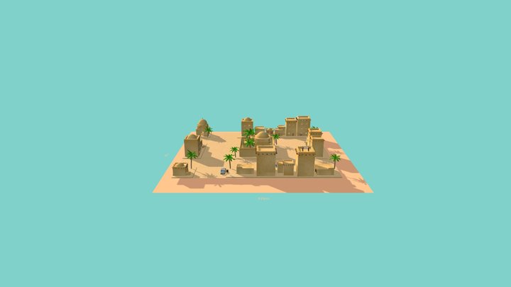 Arab Village 3D Model