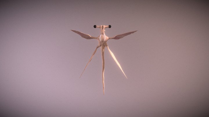 Qu-Inspired Flying Creature