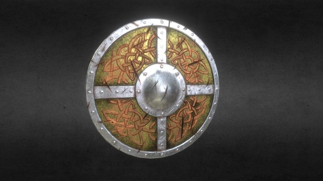 viking shield 3D Model