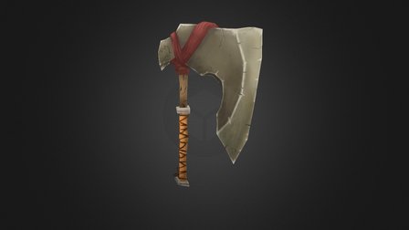 One-Handed Cleaver 3D Model