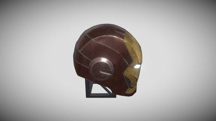 Iron man Helmate 3D Model