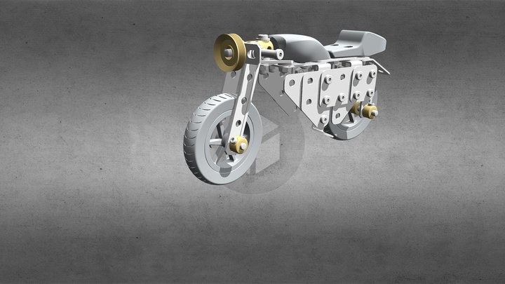 S133 Rennmotorrad_3DD 3D Model