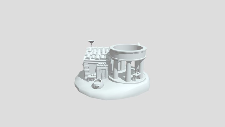 Greek potion/poison seller 3D Model