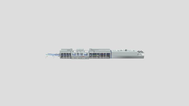 膜包机烘培_LOW 3D Model