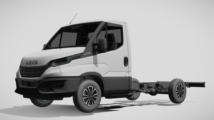 Iveco Daily Single Cab L2 Chassis 2022 3D Model