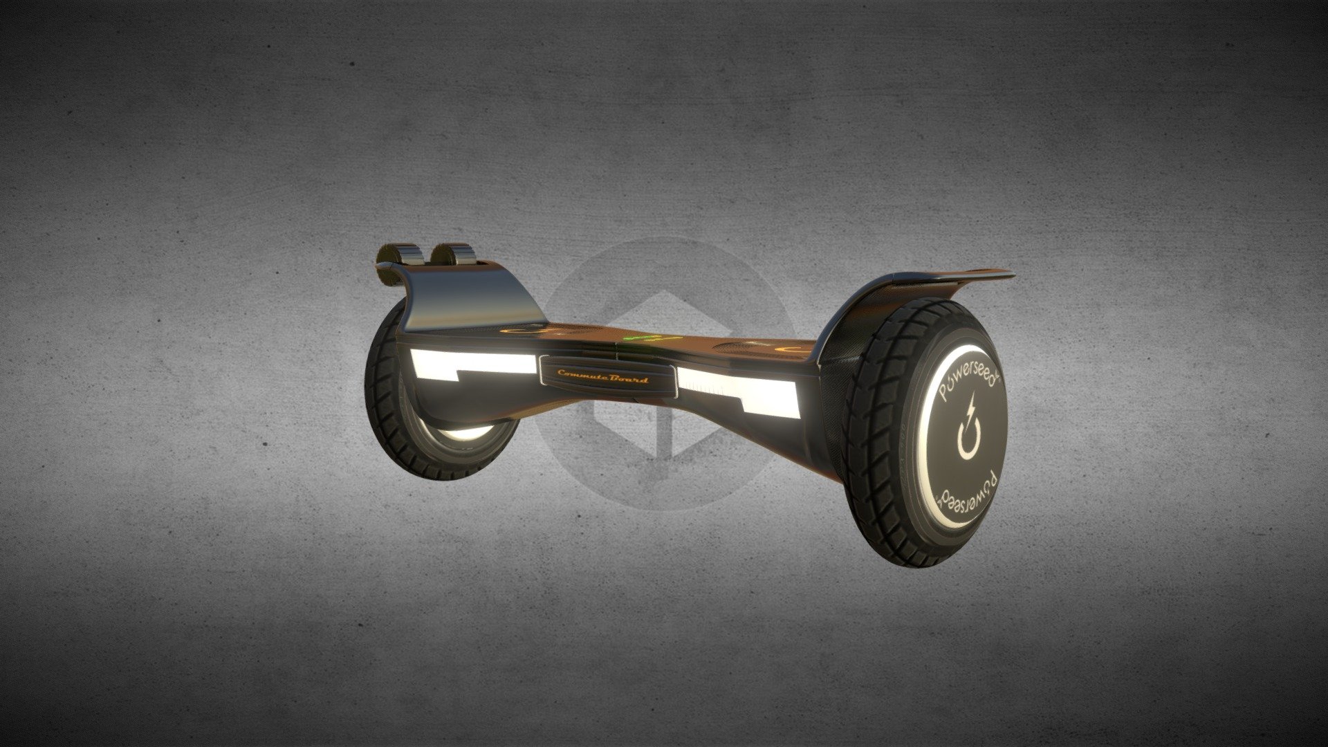 Hoverboard - 3D model by Daniele Pagella (@DanielePagella) [677b6af ...