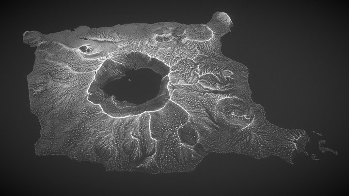 Taal Volcano 3D Model