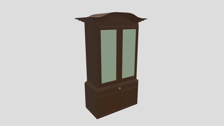 Antique Closet 3D Model