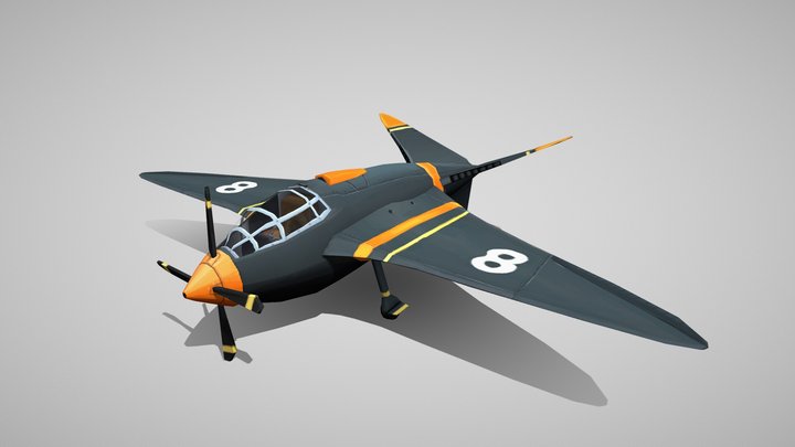 Flying Circus: Bugatti 100p 3D Model
