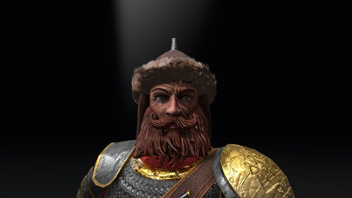 Marcus Kruber Alternate Kislev Skin 3D Model