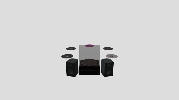 Record Player - 3D Animation 3D Model