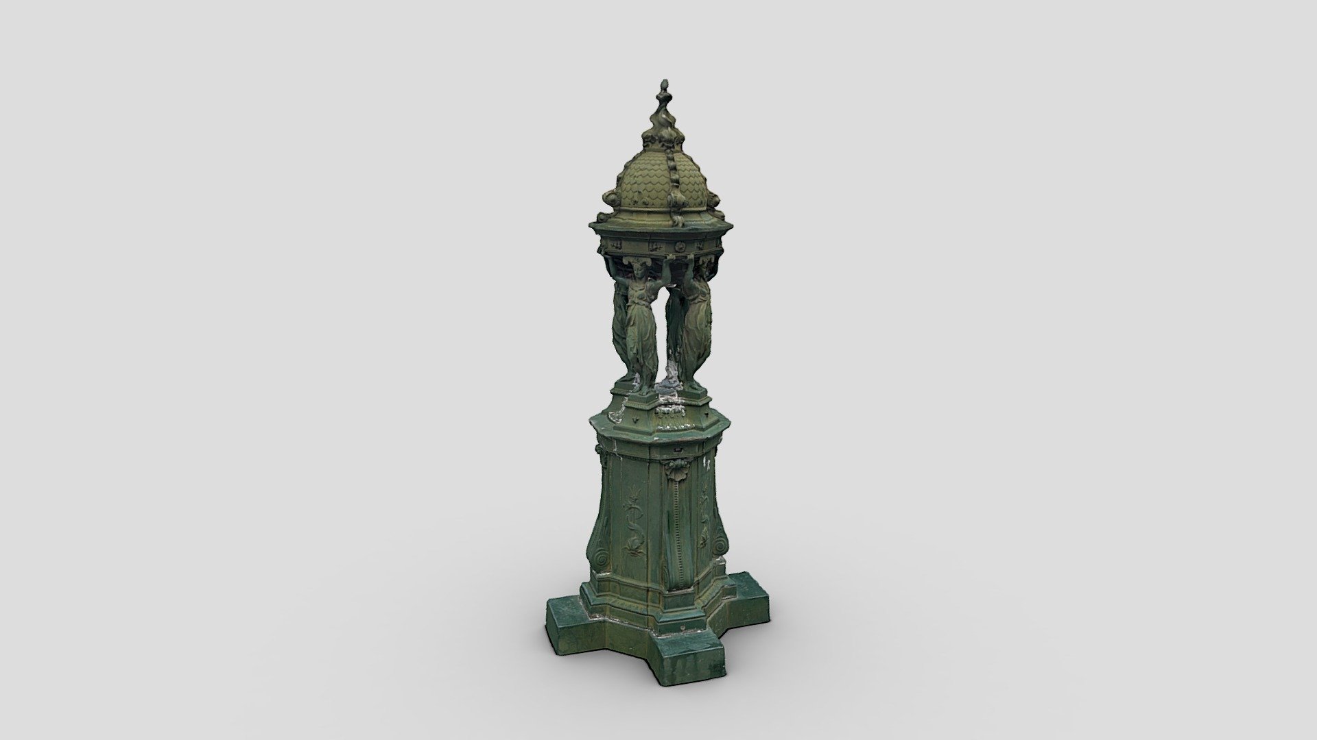 Wallace Fountain Buy Royalty Free 3D model by alban [677f5b4