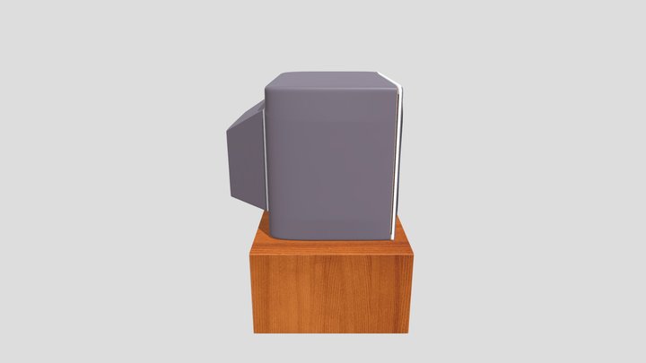 TV e armarinho 3D Model