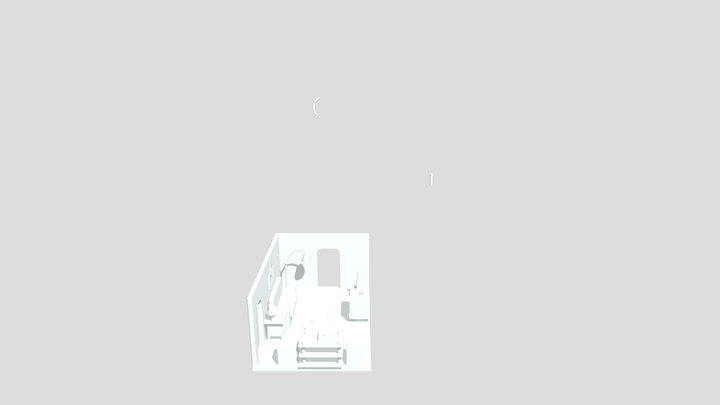 Simosns Lviimg Room 3D Model