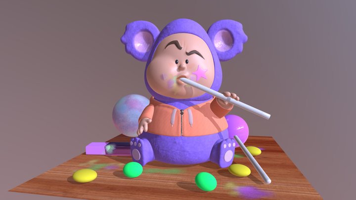 That Baby love candy's 3D Model
