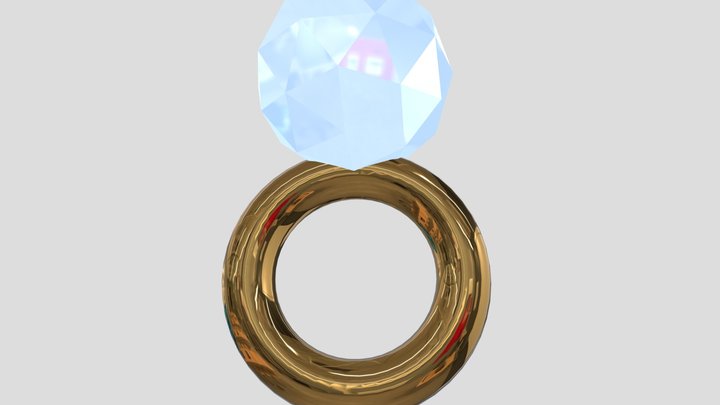 Diamond Ring 3D Model