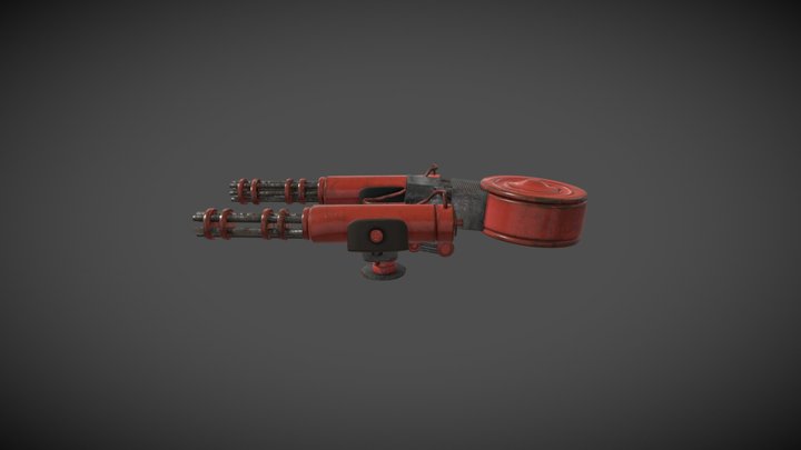 2DAE08_Stevens_Tom_Level2Turret 3D Model