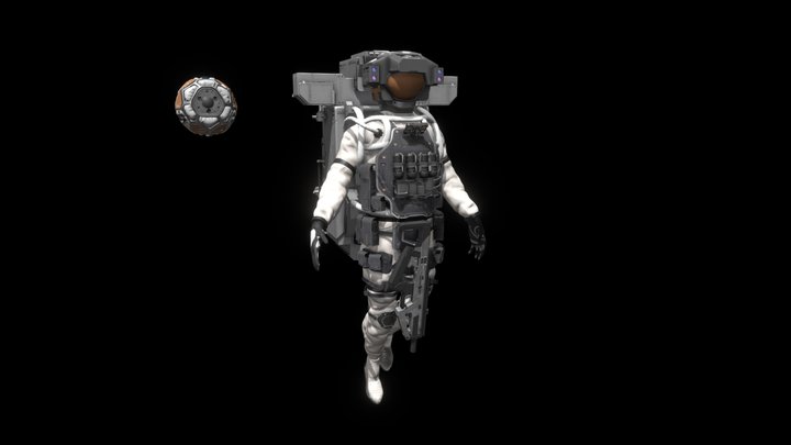 Hale "Whitlock" Edwards | Astronaut 3D Model