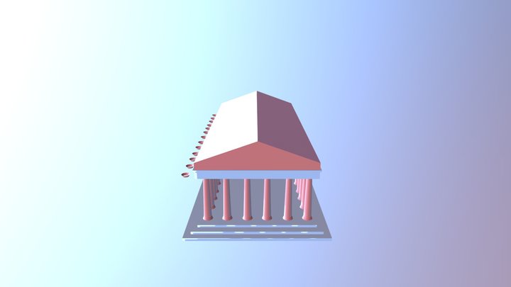 Doric Pillar A03 3D Model