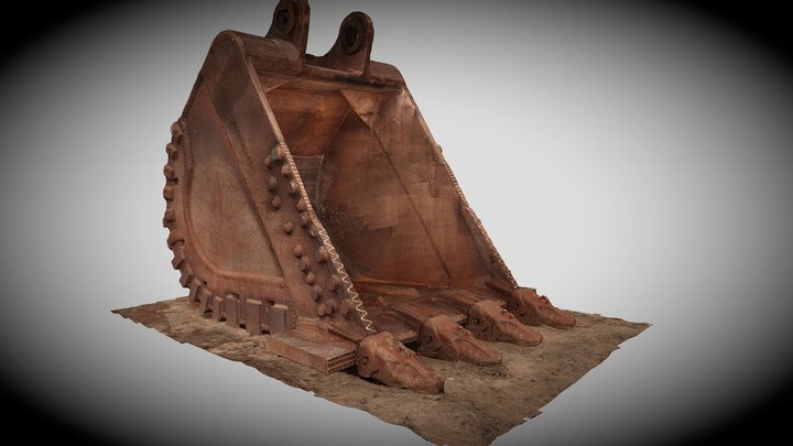 Backhoe Bucket 3D Model