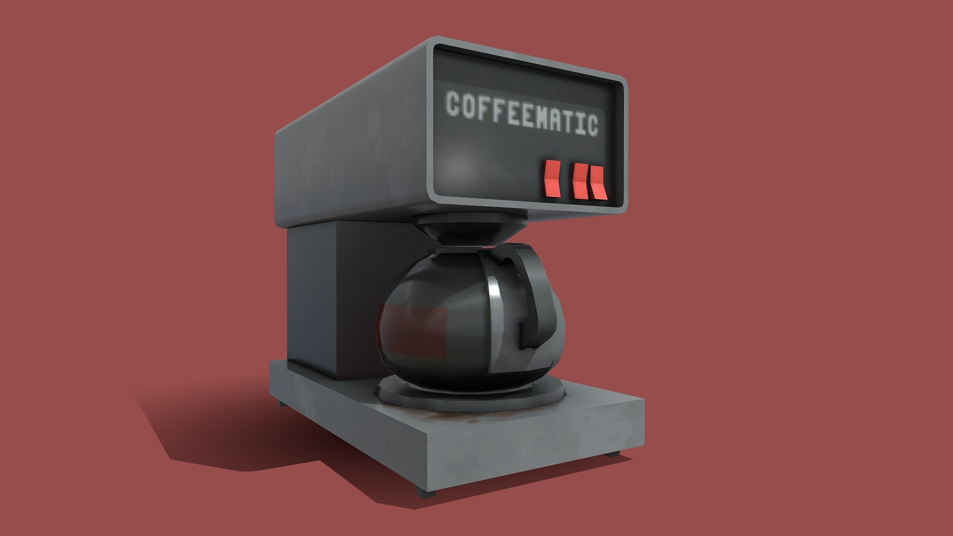 coffee machine Download Free 3D model by maxdragonn (maxdragon
