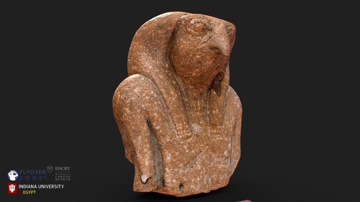 3D rendering of A Falcon-Headed God