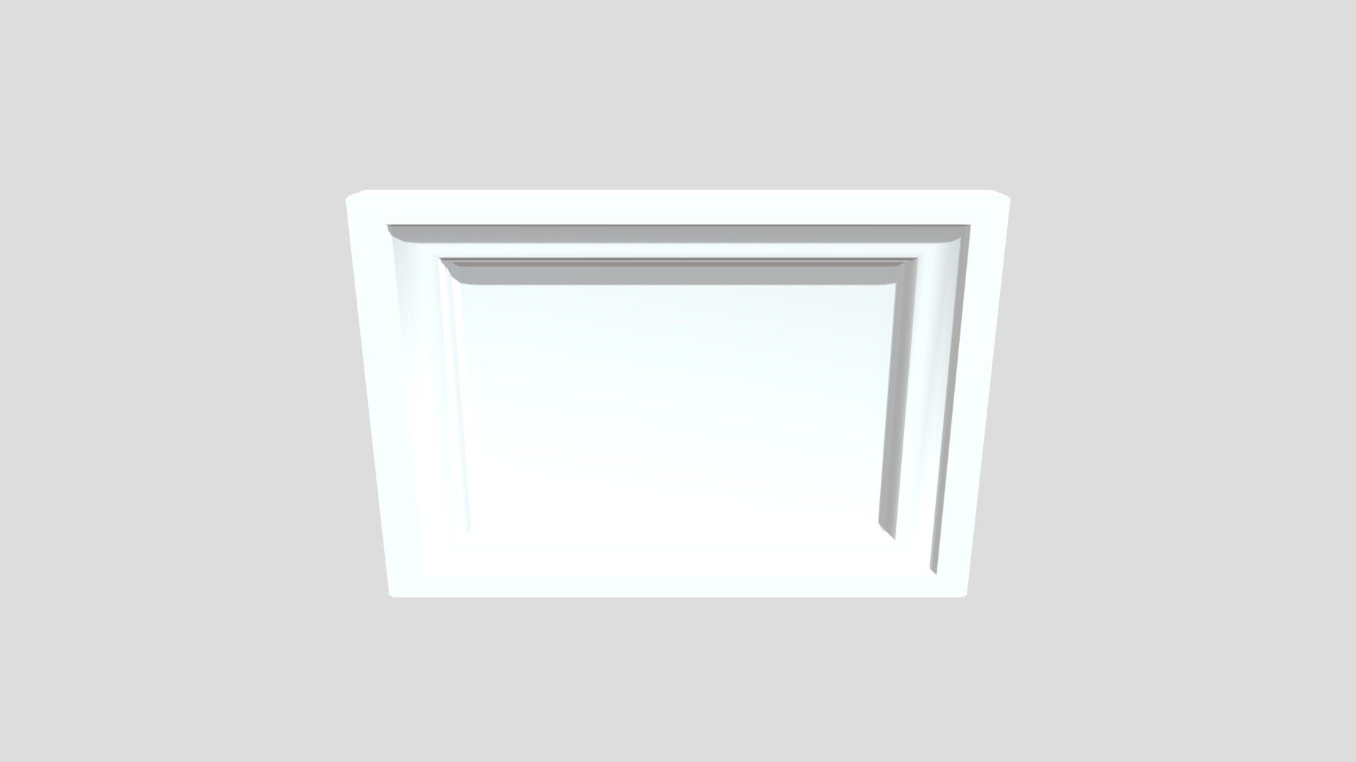 Picture Frame- Untextured — Sketchfab embed 3D viewer