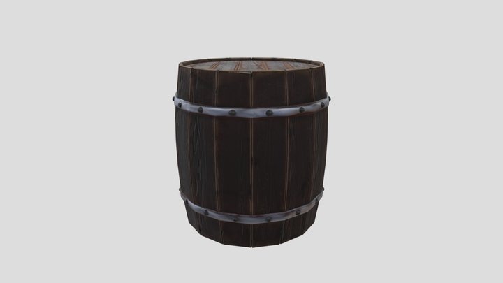 Barrel 3D Model