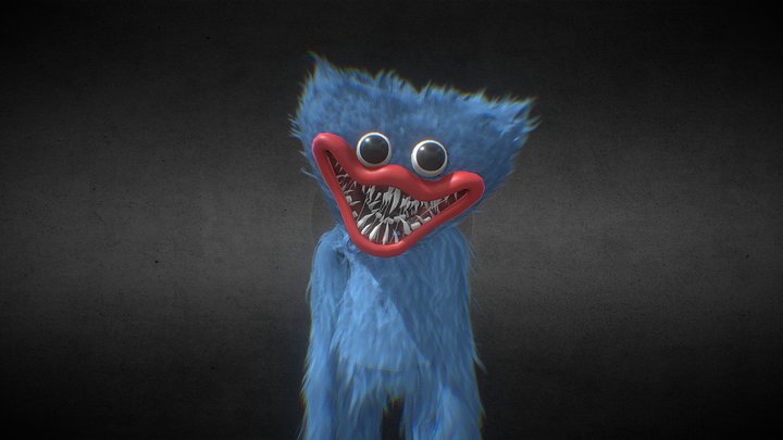 Huggy Wuggy from Poppy Playtime 3D Model