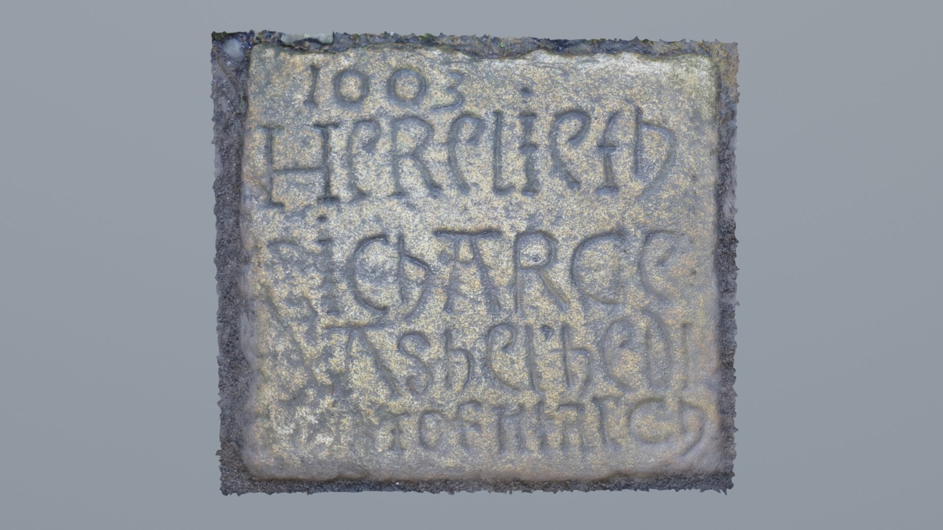 Engraved Flagstone