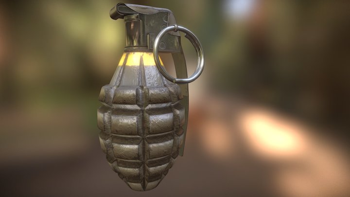 MK2_grenade 3D Model