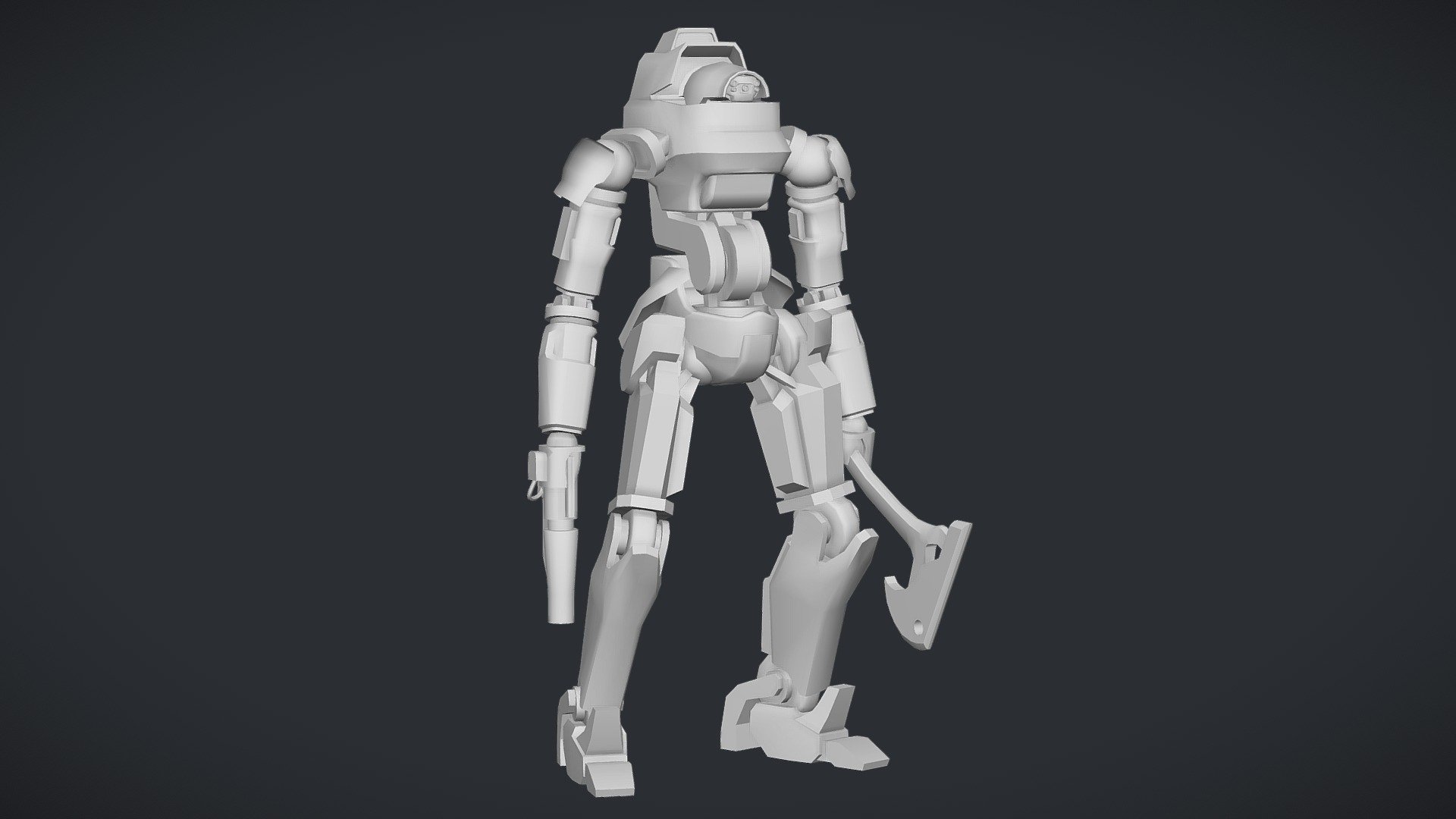 FIVE-EYE Mecha - Original Concept and Model - 3D model by JIStone ...