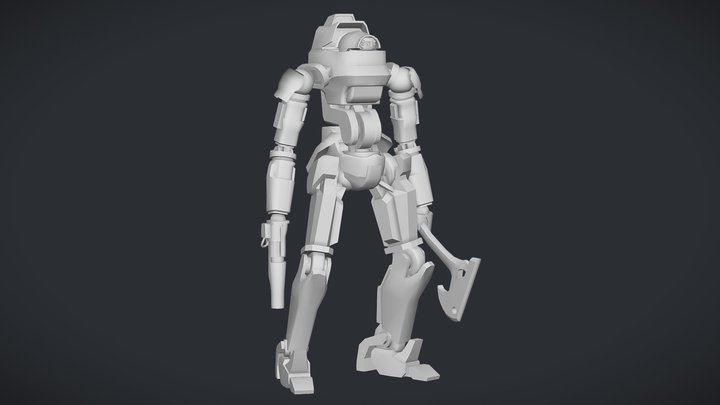 FIVE-EYE Mecha - Original Concept and Model 3D Model
