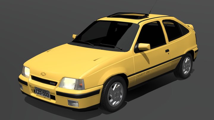 1992 Chevrolet Kadett GSi 2.0 EFi 3D Model
