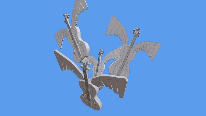 Violin Model 3D Model