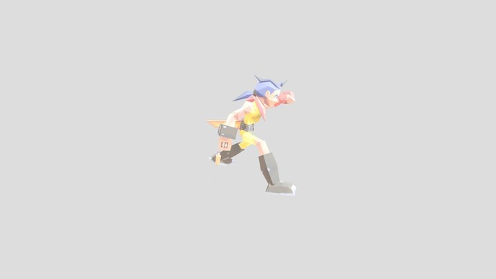 JRPG Character 3D Model