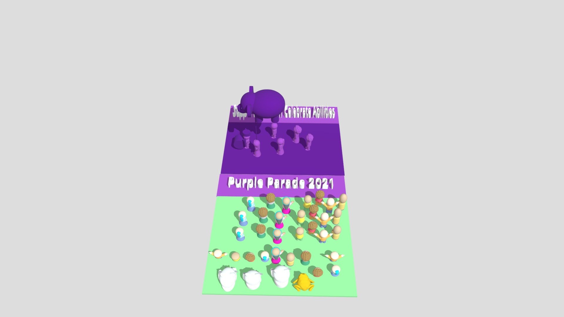 Purple Parade Diorama By Adam Lesson 11