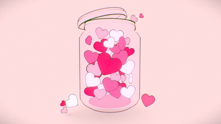 Jar of Hearts 3D Model