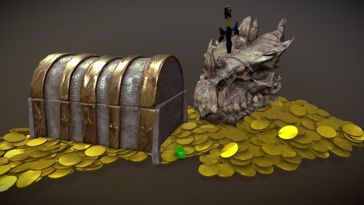 dragon treasure kit 3D Model