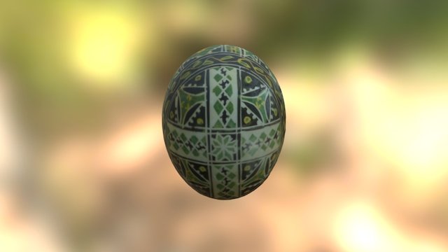 Pysanka 3D Model