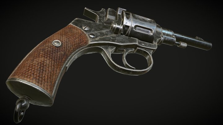 Nagant M1895 3D Model