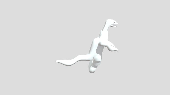 Astro Snake 3D Model