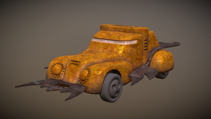 Vangers Oxidized Monk Model 1.6 (Orange Glorx) 3D Model
