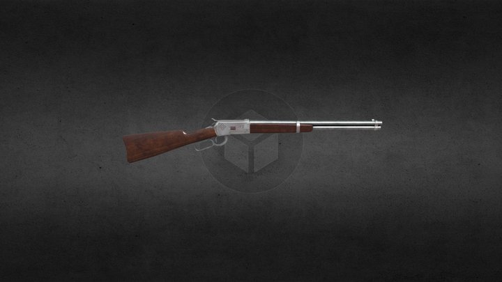 Winchester lever action rifle 3D Model