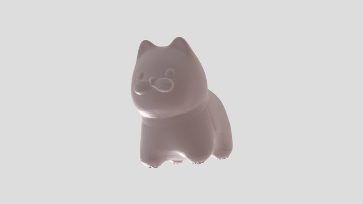 202005雕刻貓 3D Model